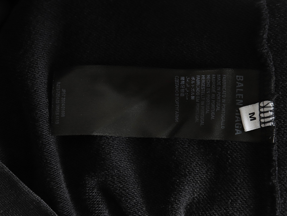 Balenciaga printed washed hoodie