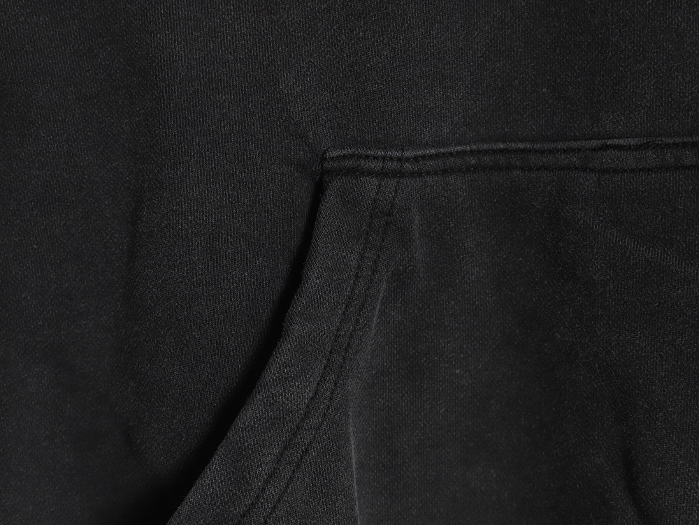 Balenciaga printed washed hoodie