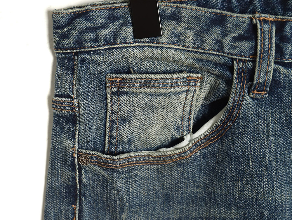 Balenciaga pocket patchwork double B jeans