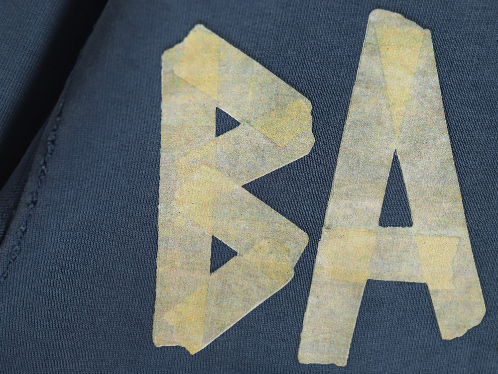 Balenciaga tape haze blue hooded sweatshirt