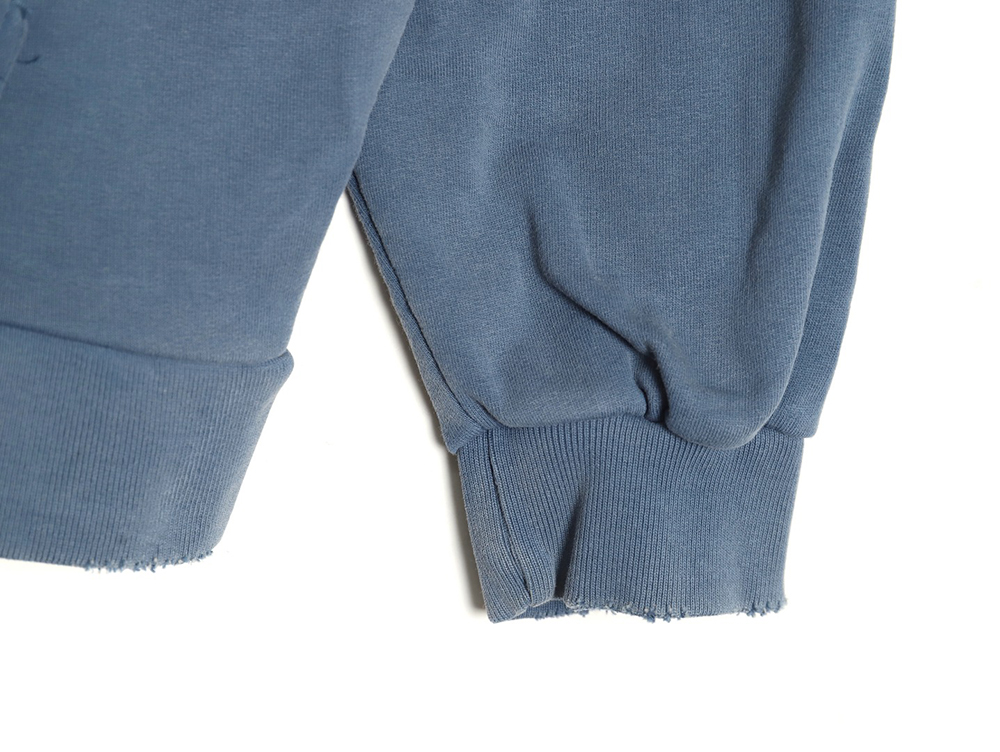 Balenciaga tape haze blue hooded sweatshirt