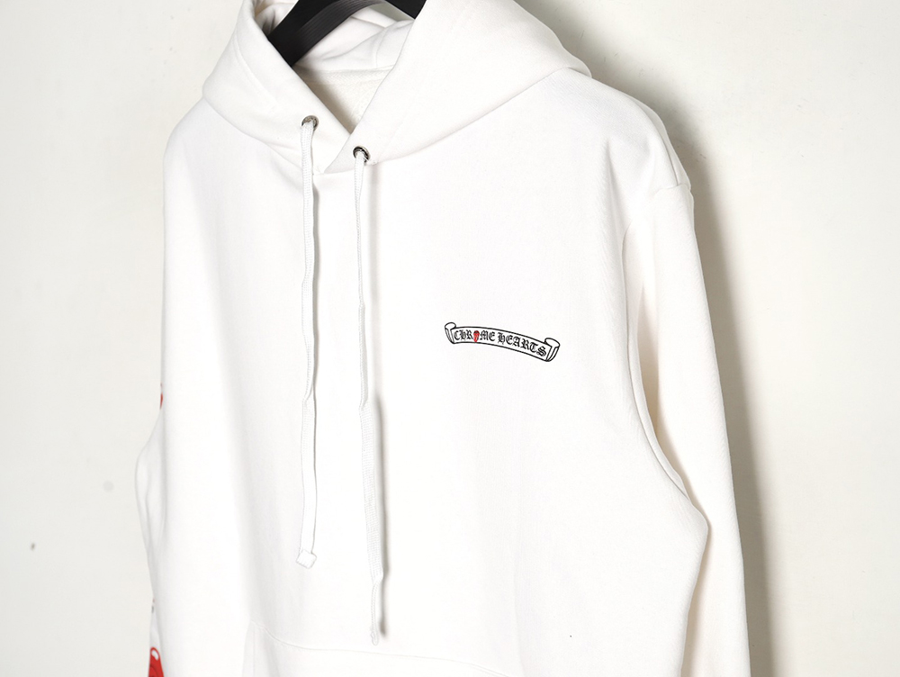 Chrome Hearts & RollingStone Autumn and Winter Joint Big Tongue Hooded Sweatshirt TSK1
