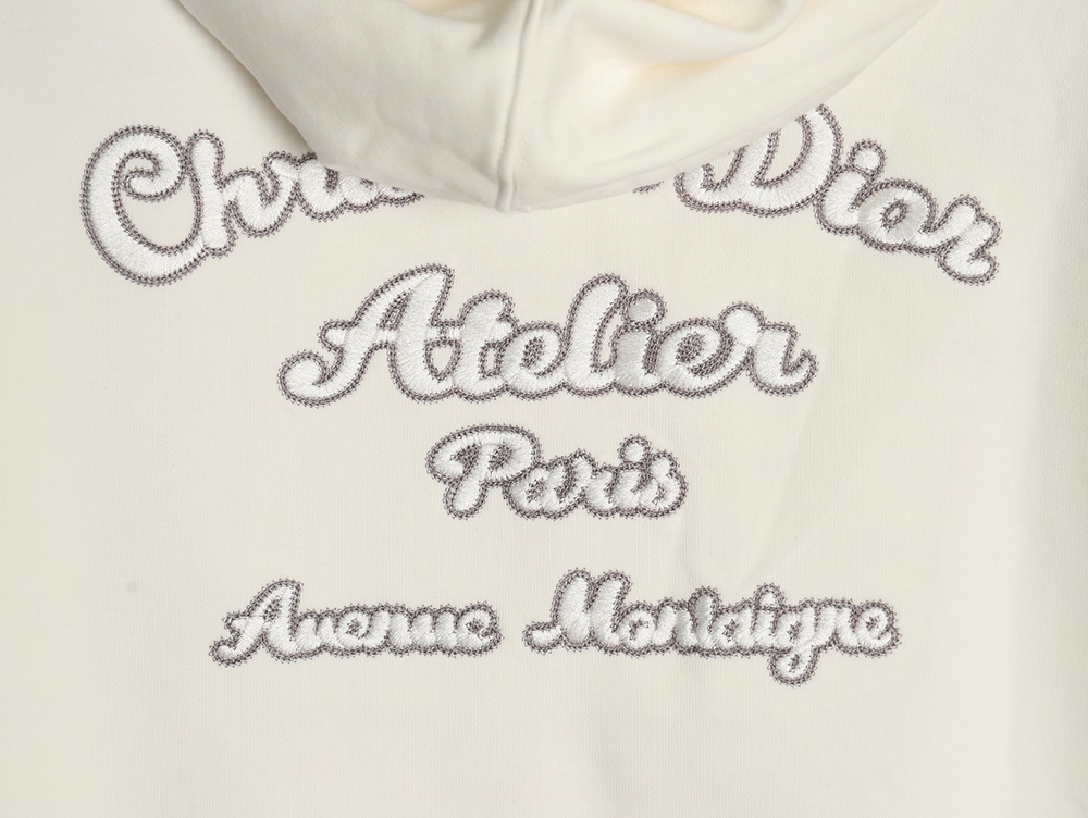 Dior embroidered hoodie