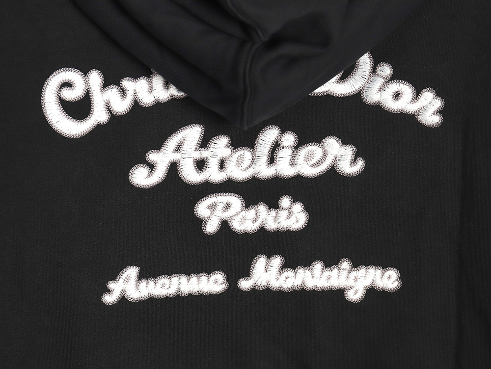 Dior embroidered hoodie TSK1