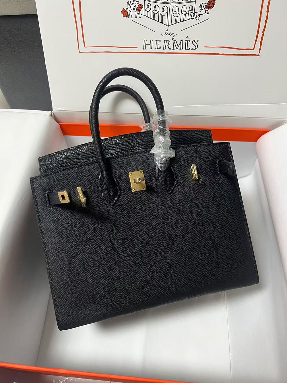 Hermes Bags V31QBN 25*13*20cm