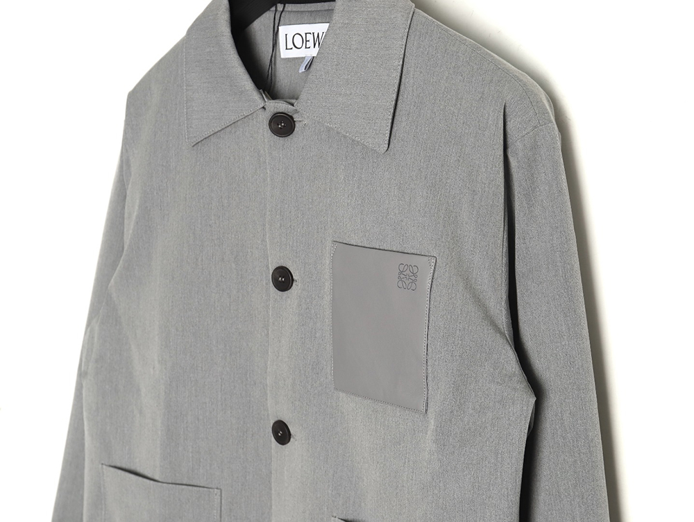 Loewe Three-pocket wool cargo lapel jacket