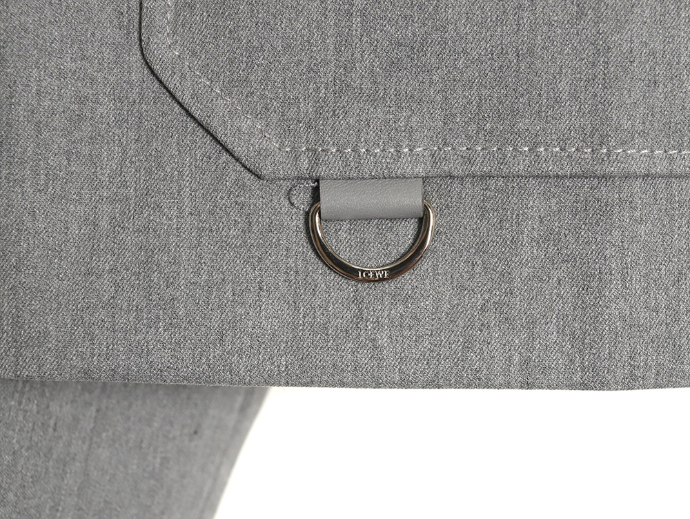 Loewe Three-pocket wool cargo lapel jacket