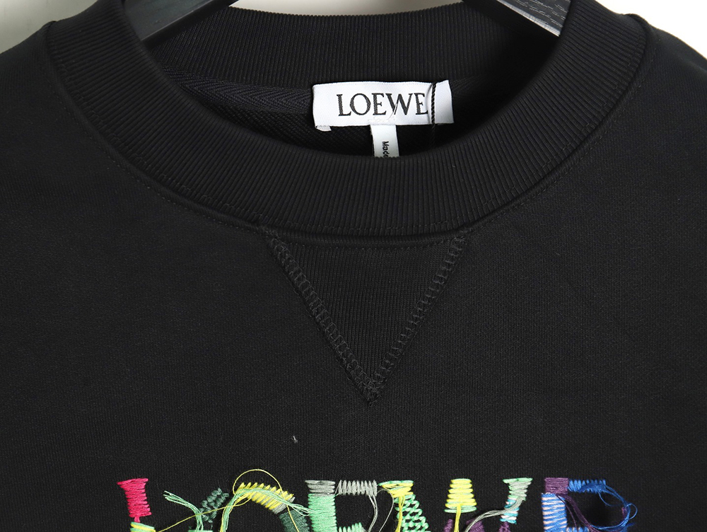 Loewe Hand-cranked tassel embroidered sweatshirt