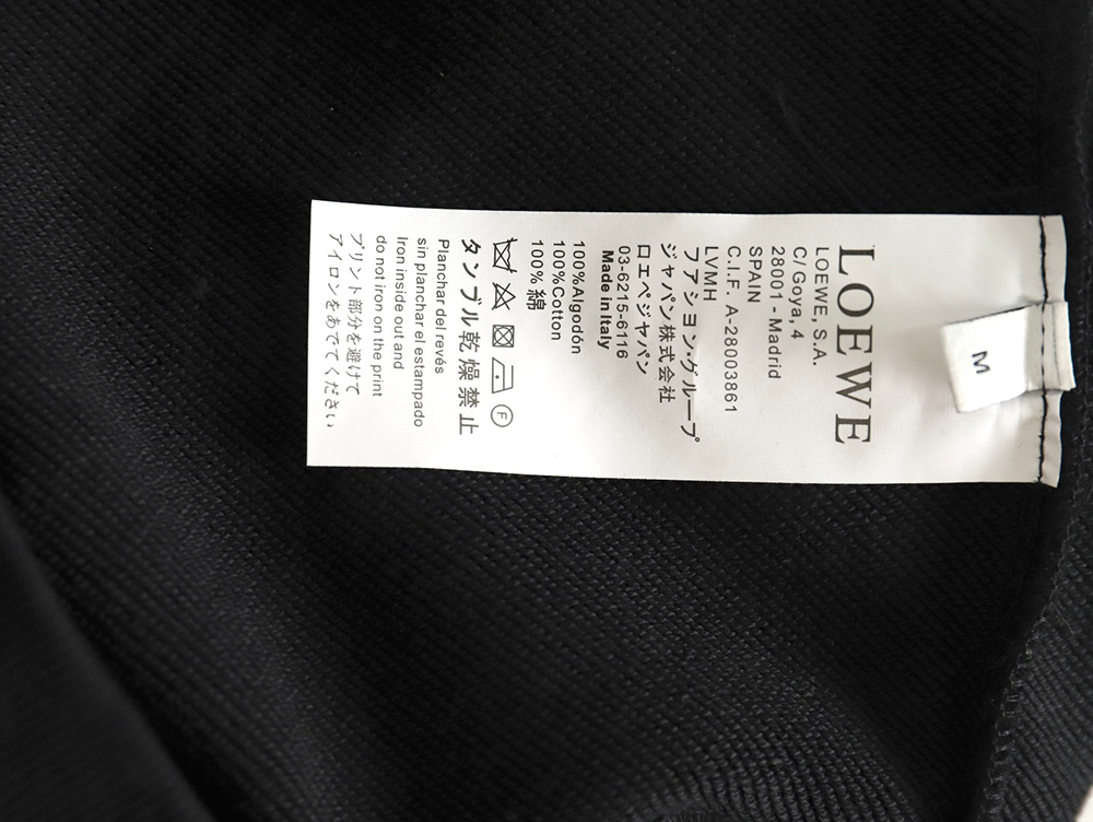 Loewe Hand-cranked tassel embroidered sweatshirt