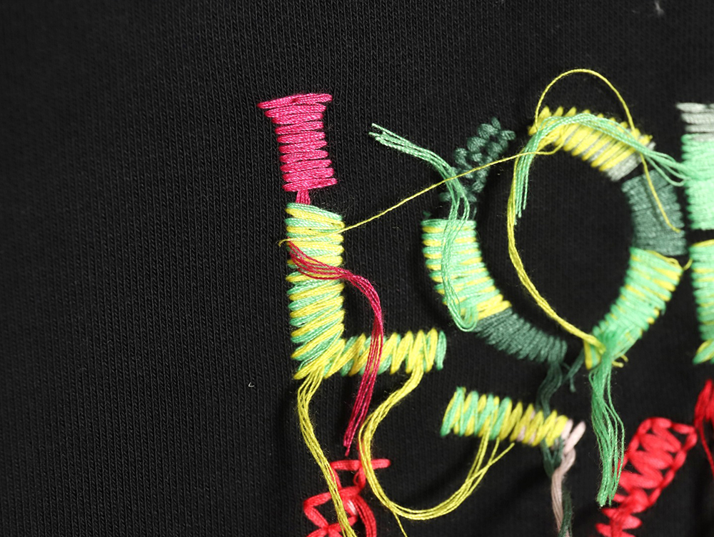 Loewe Hand-cranked tassel embroidered sweatshirt