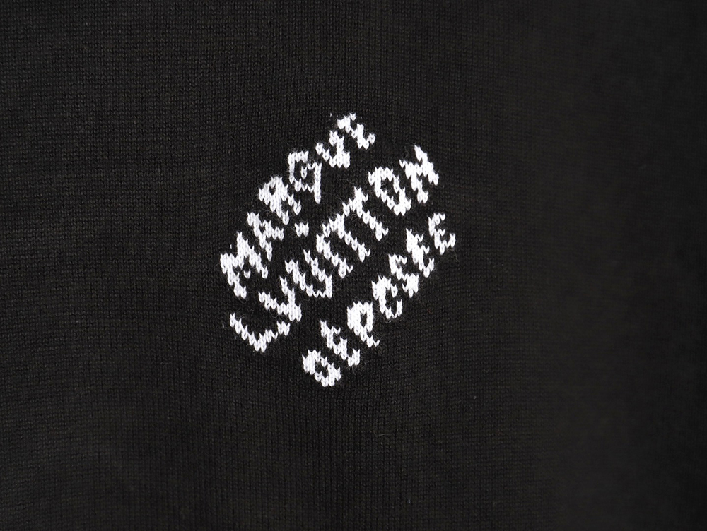 Louis Vuitton jacquard logo thin long-sleeved sweater