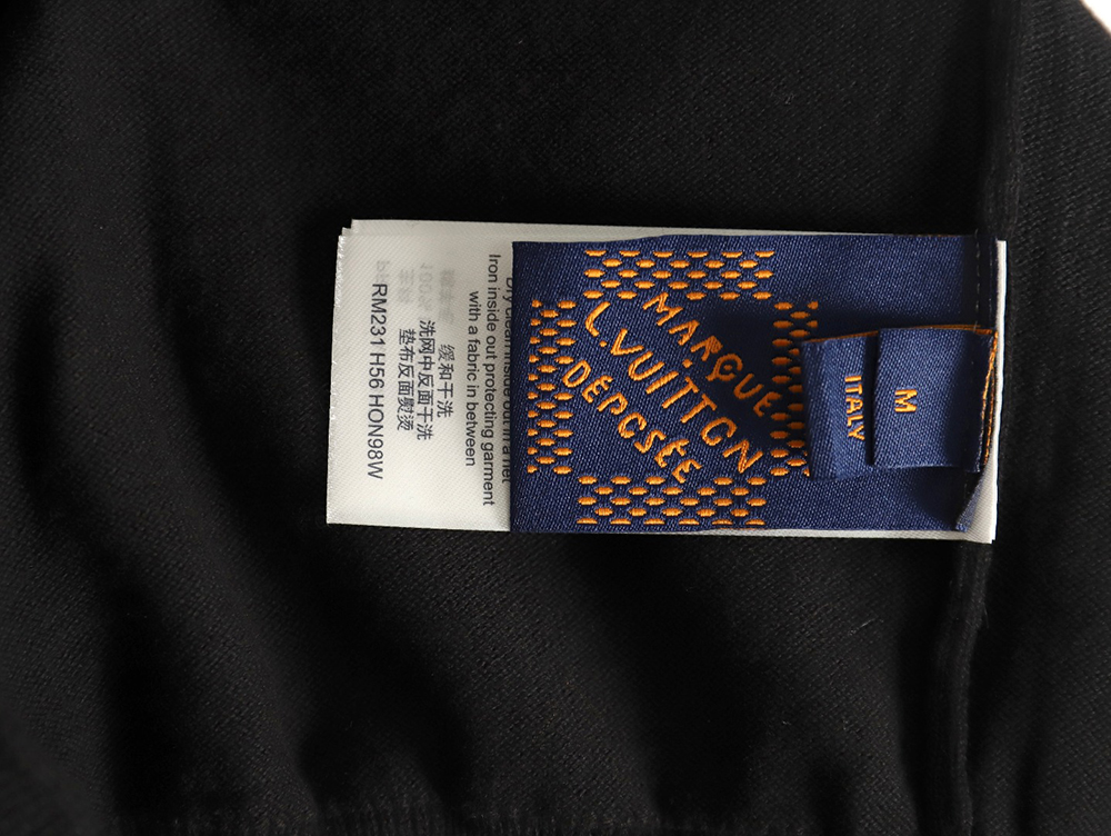 Louis Vuitton jacquard logo thin long-sleeved sweater