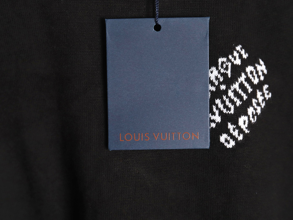 Louis Vuitton jacquard logo thin long-sleeved sweater