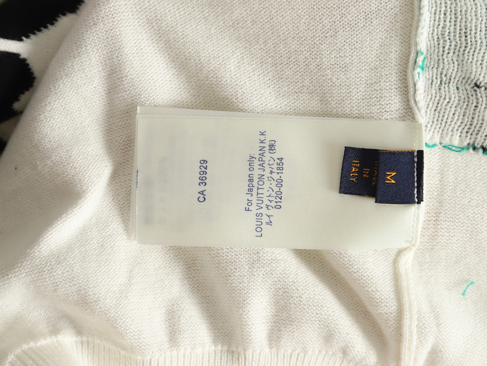 Louis Vuitton portrait jacquard knit sweater