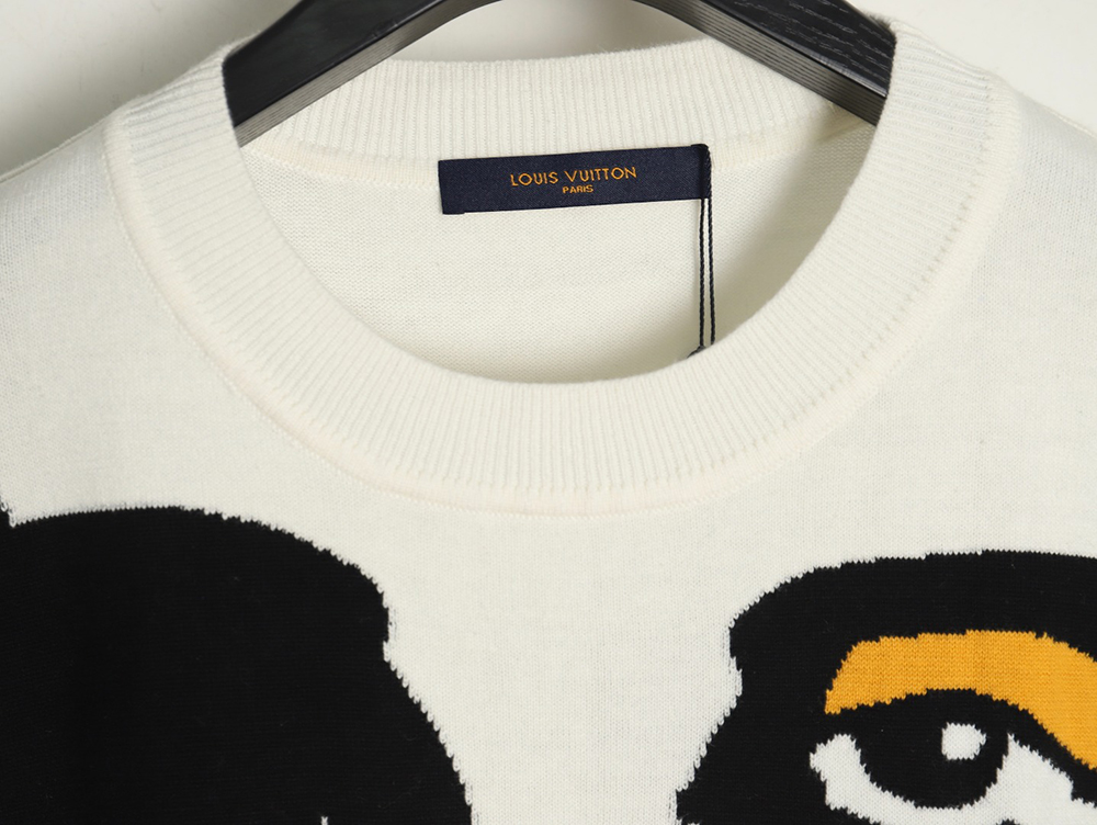 Louis Vuitton portrait jacquard knit sweater