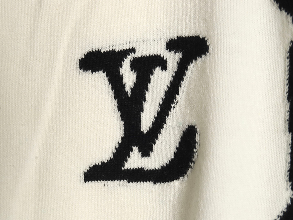 Louis Vuitton portrait jacquard knit sweater