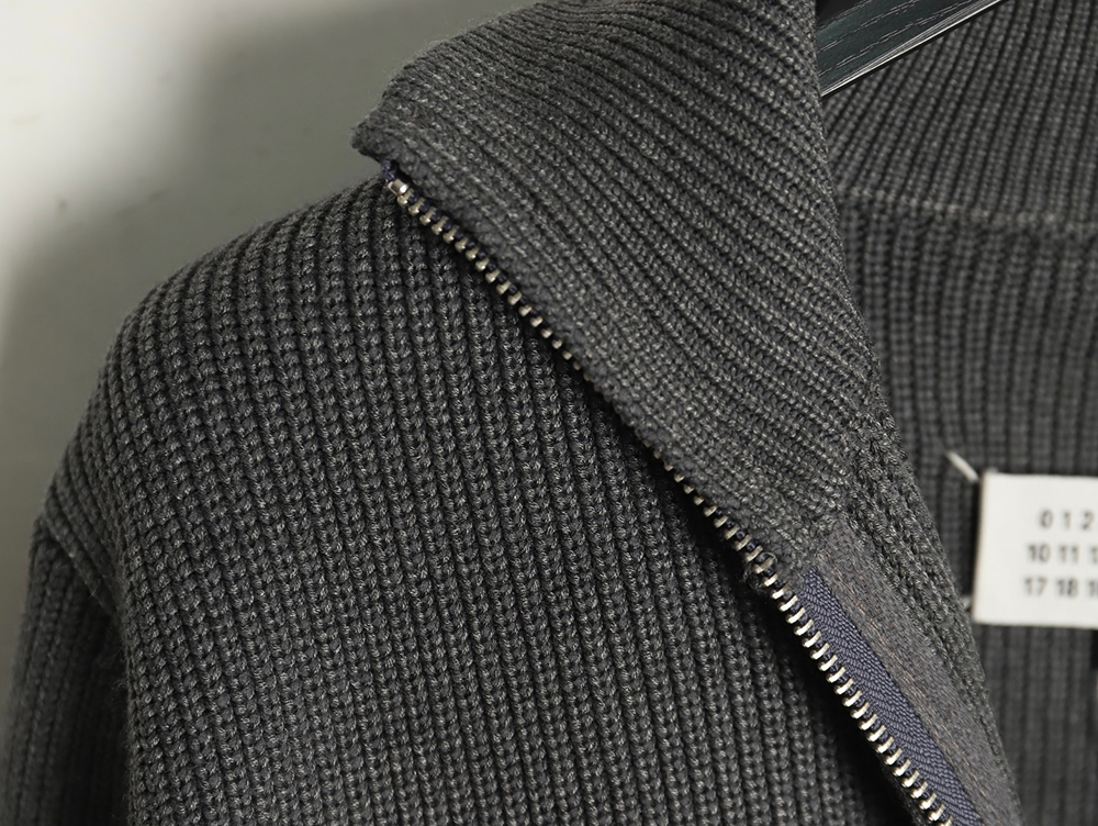 Maison margiela zipper sweater cardigan