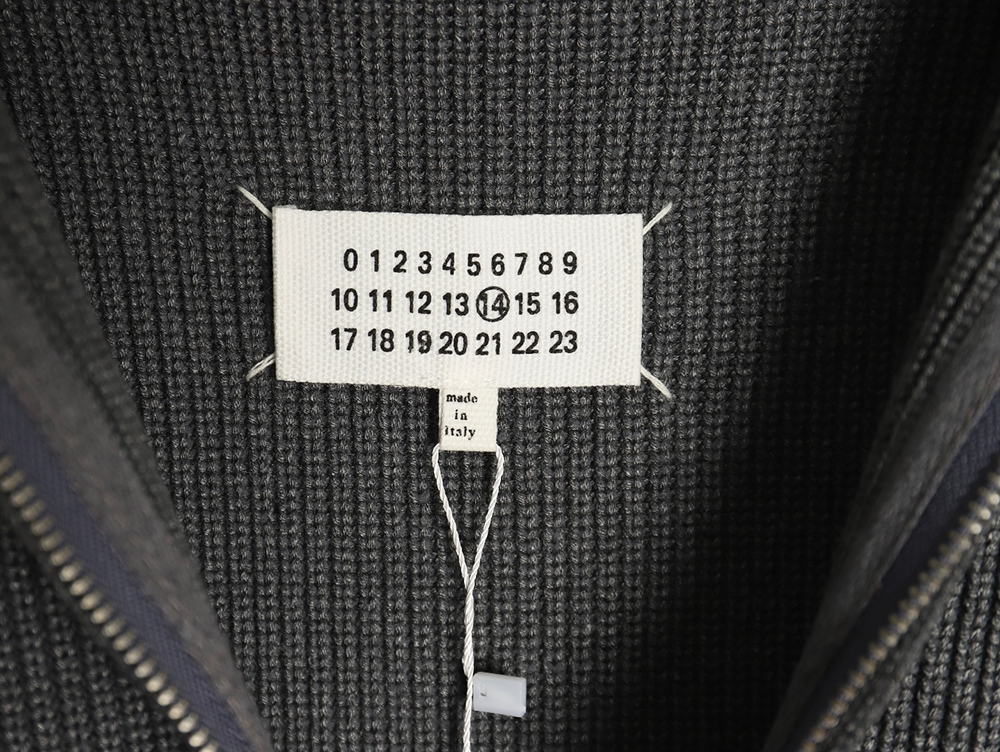 Maison margiela zipper sweater cardigan