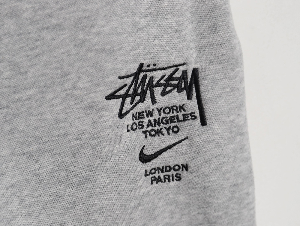 Nike & Stussy embroidered logo fleece sweatpants