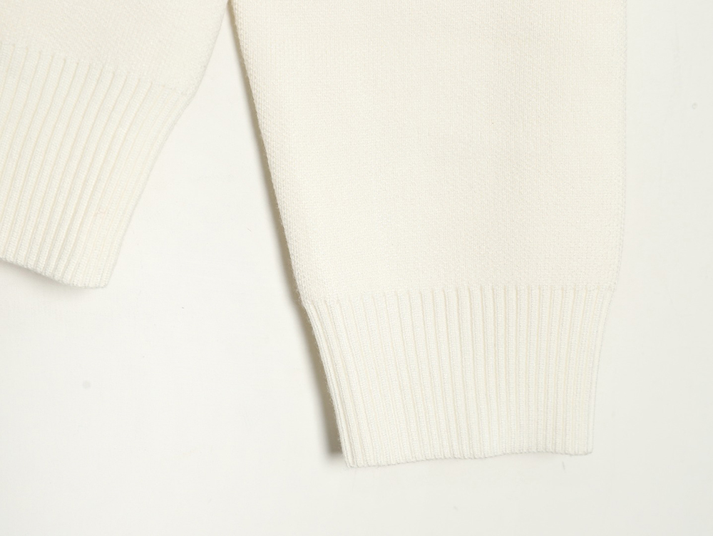 Prada triangle logo knitted sweater