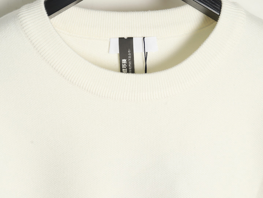 Prada triangle logo knitted sweater