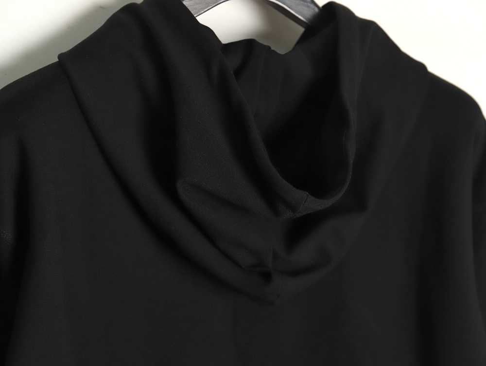 Prada collar triangle nylon pocket hoodie