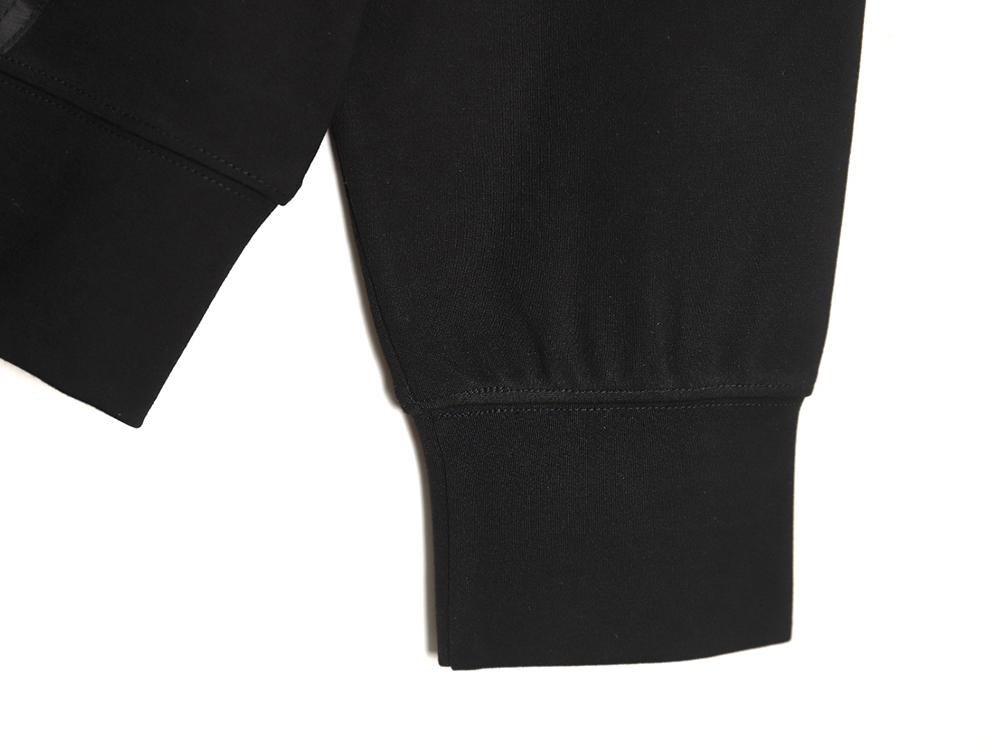 Prada collar triangle nylon pocket hoodie