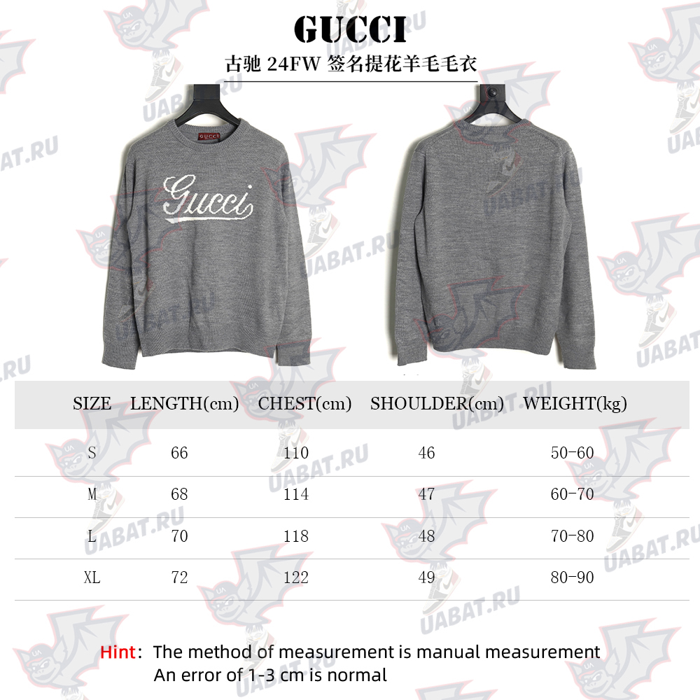 Gucci Signature Jacquard Wool Sweater