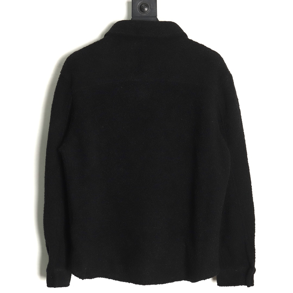 Saint Laurent Paris wool cocoa coat