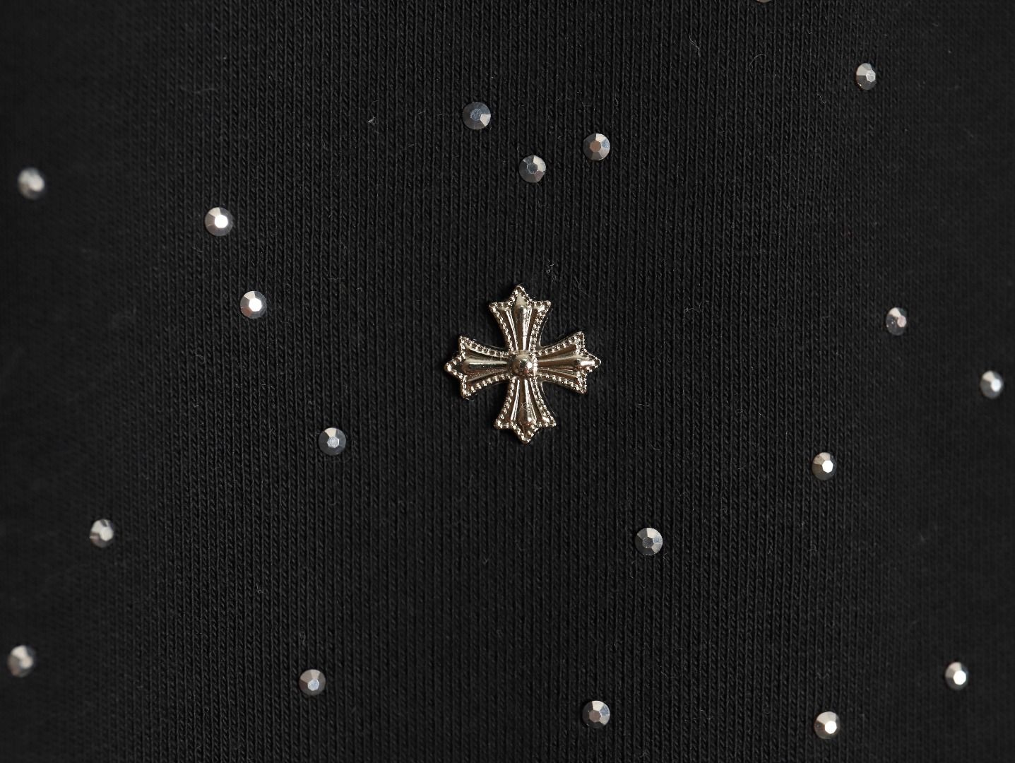 Chrome Hearts rhinestone crewneck sweatshirt
