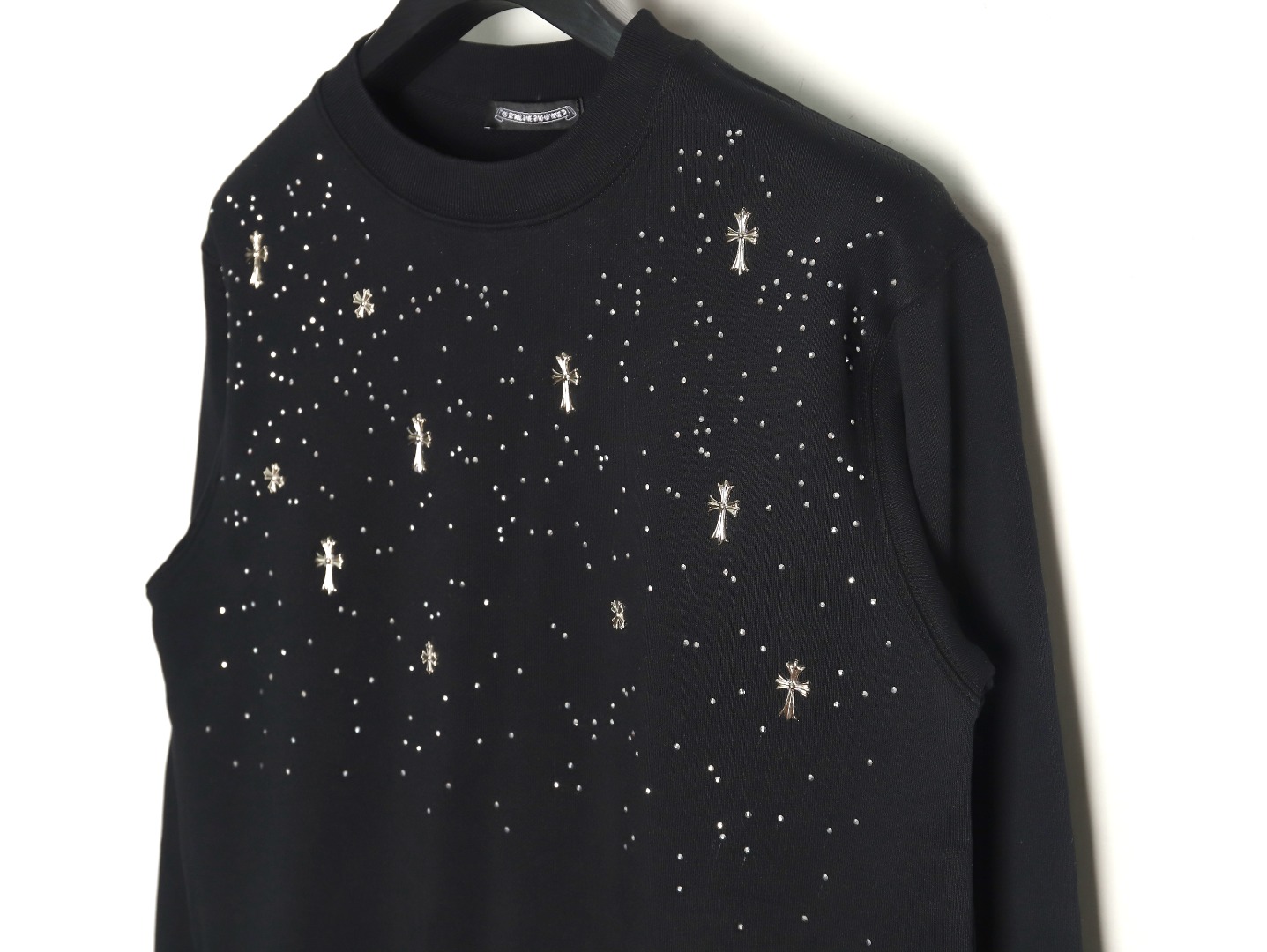 Chrome Hearts rhinestone crewneck sweatshirt