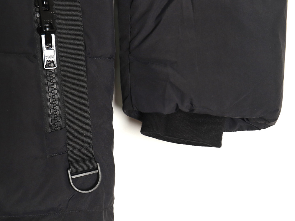 Canada goose black label long down jacket TSK1
