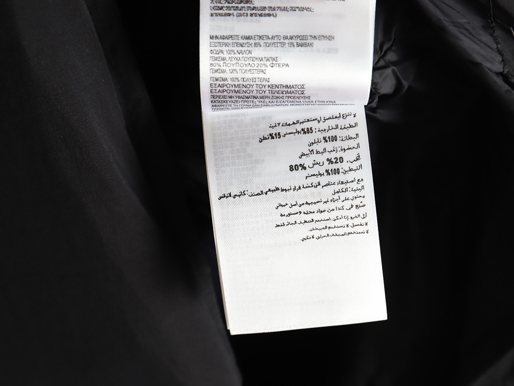 Canada goose black label long down jacket TSK1