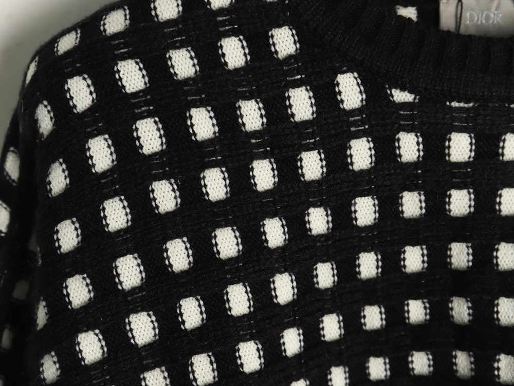 Dior Check Crew Neck Sweater
