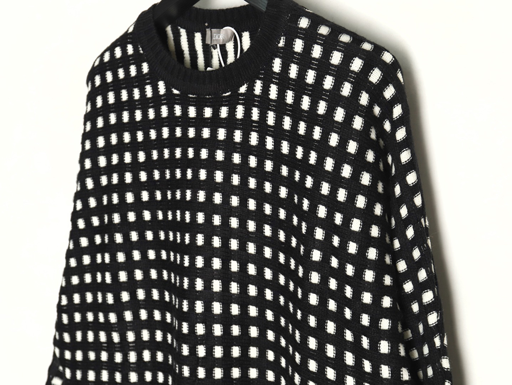 Dior Check Crew Neck Sweater