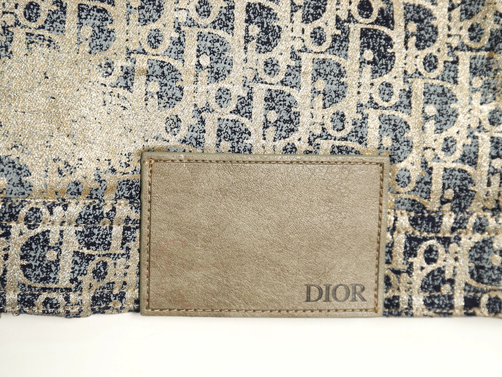 Dior all over print jacquard hooded down jacket