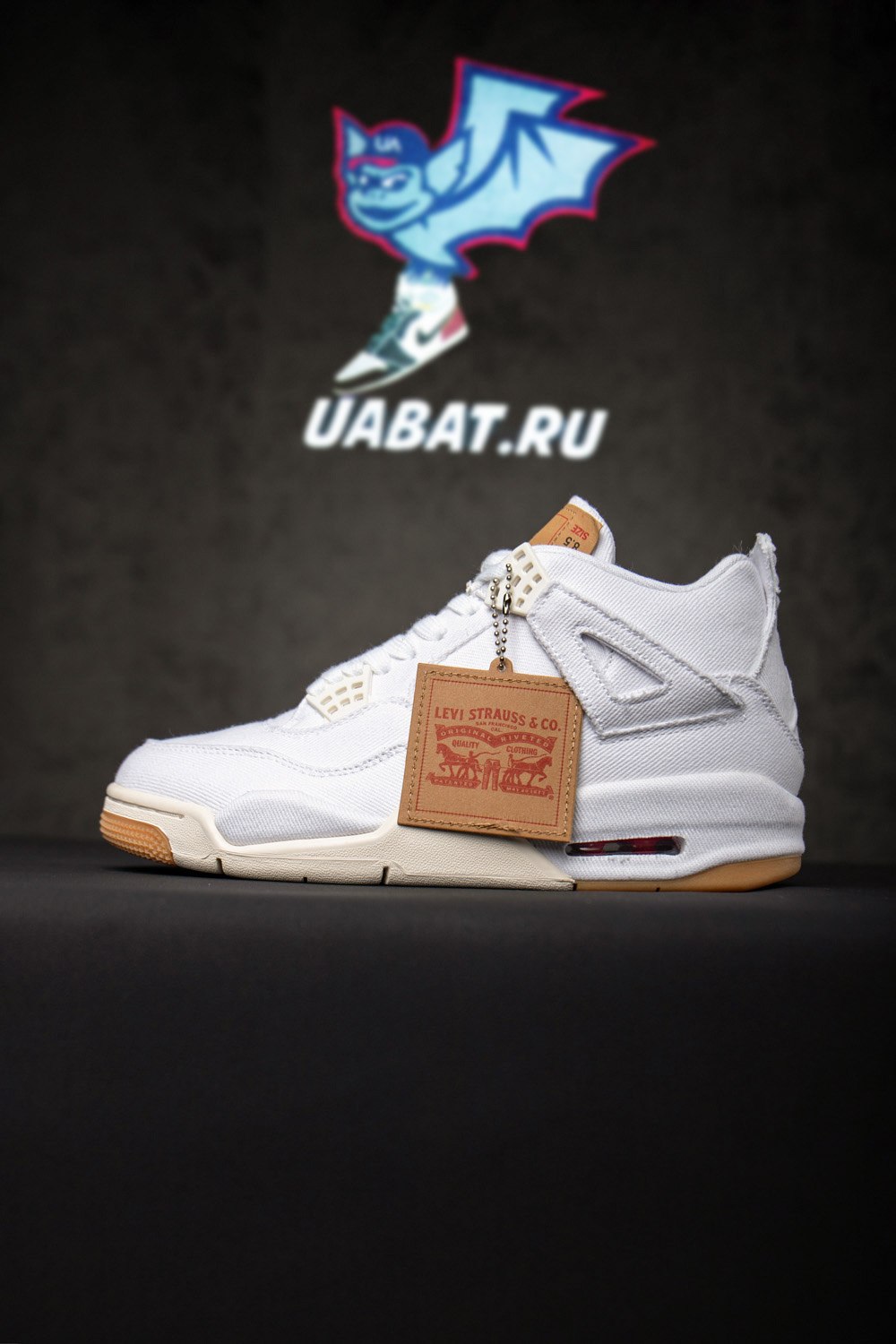 Levi's x Air Jordan 4 Retro 'White Denim'