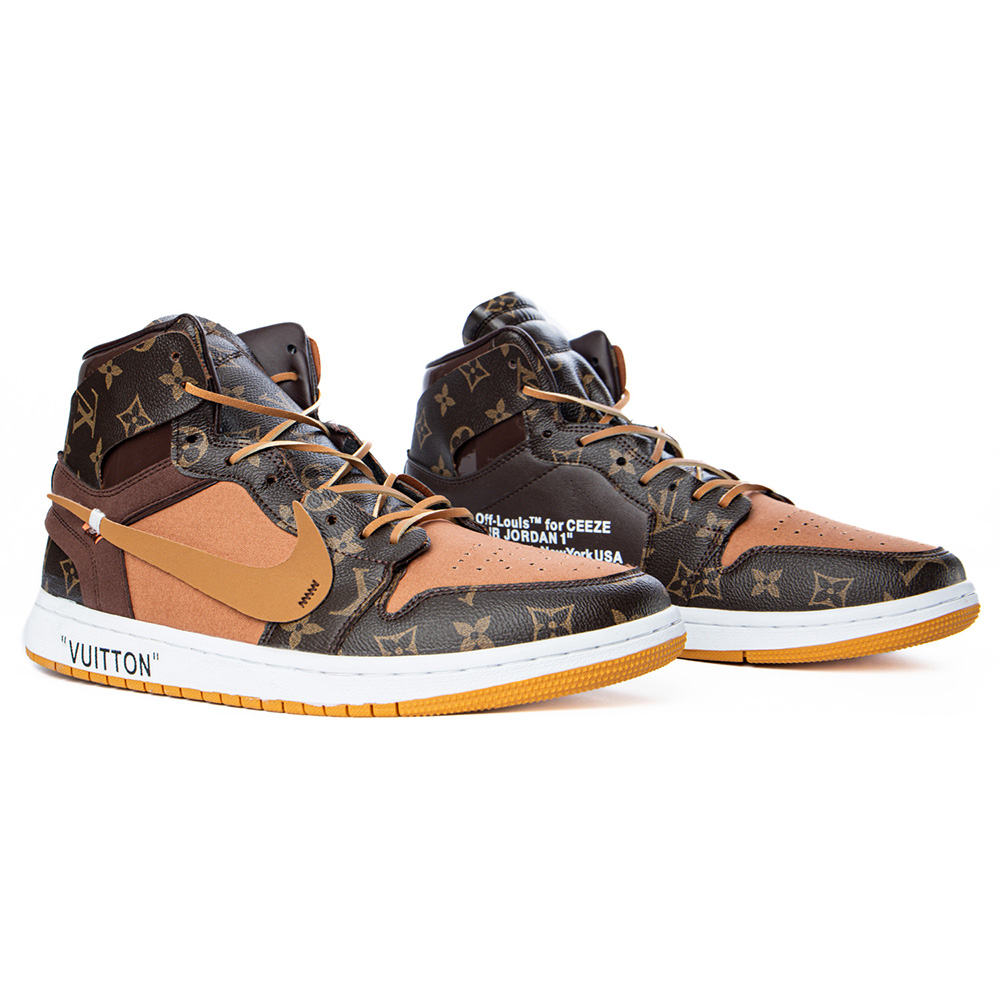 Louis Vuitton x OFF WHITE x Air Jordan 1