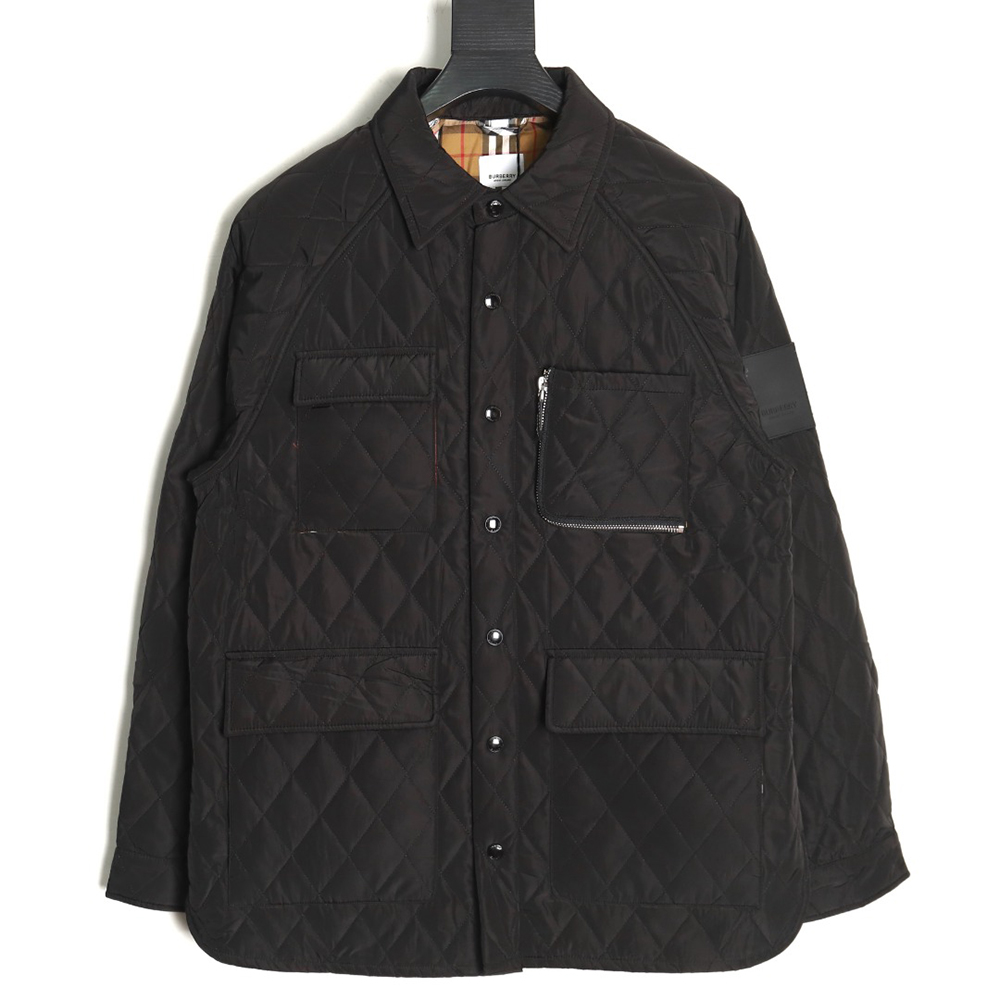 Burberry rhombus multi-pocket padded jacket