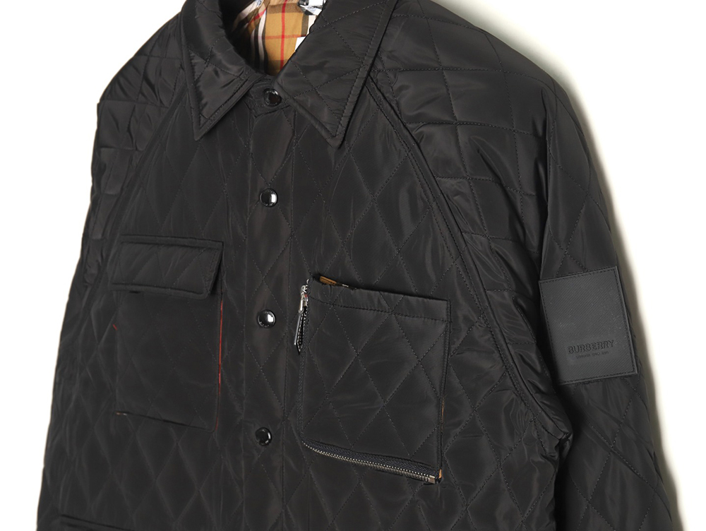 Burberry rhombus multi-pocket padded jacket