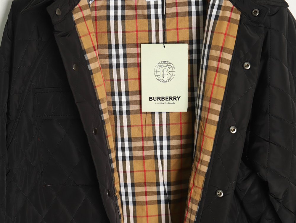 Burberry rhombus multi-pocket padded jacket