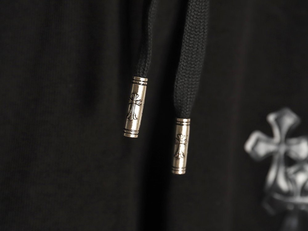 Chrome Hearts Leather Cross Logo Trousers