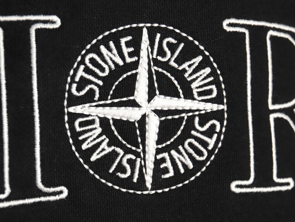Dior x Stone island joint embroidered sweatshirt
