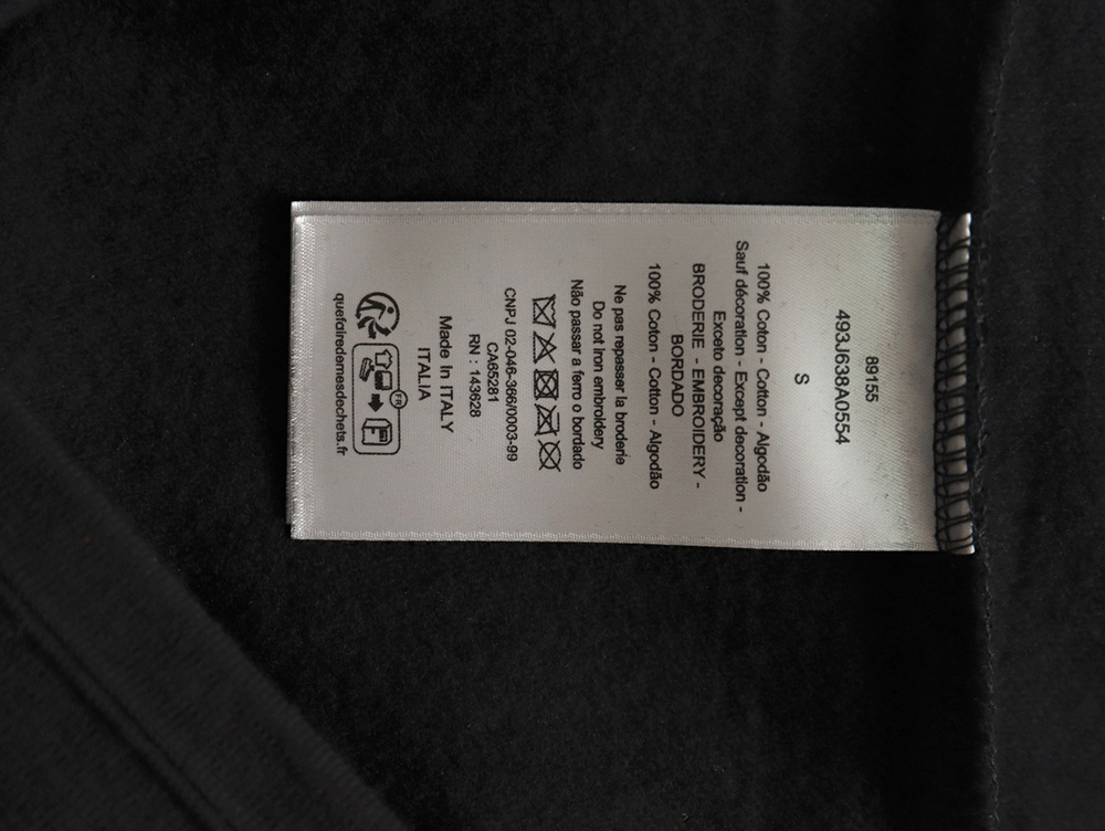 Dior x Stone island joint embroidered sweatshirt