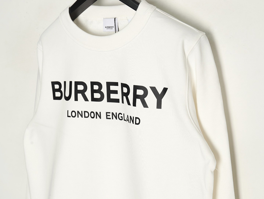 Burberry classic letter print crew neck sweatshirt