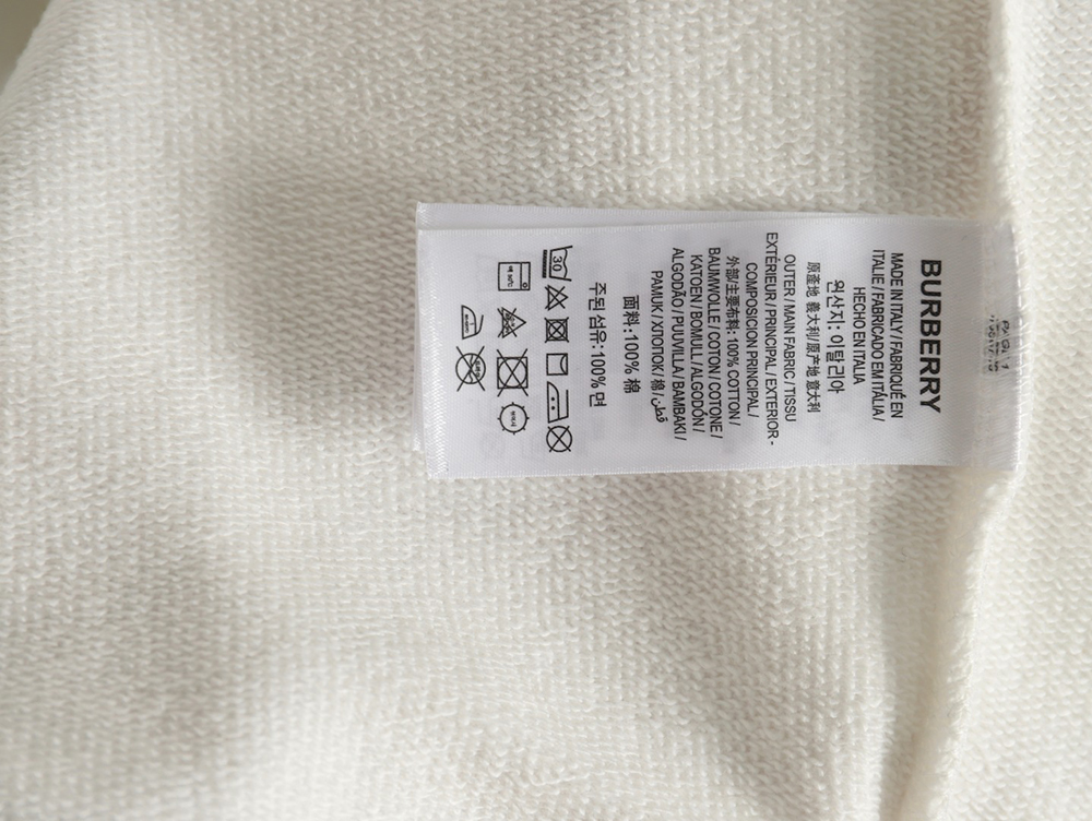 Burberry classic letter print crew neck sweatshirt