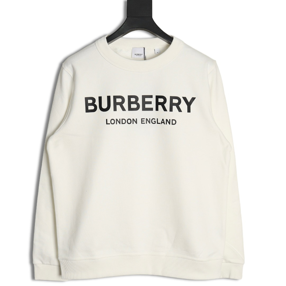 Burberry classic letter print crew neck sweatshirt