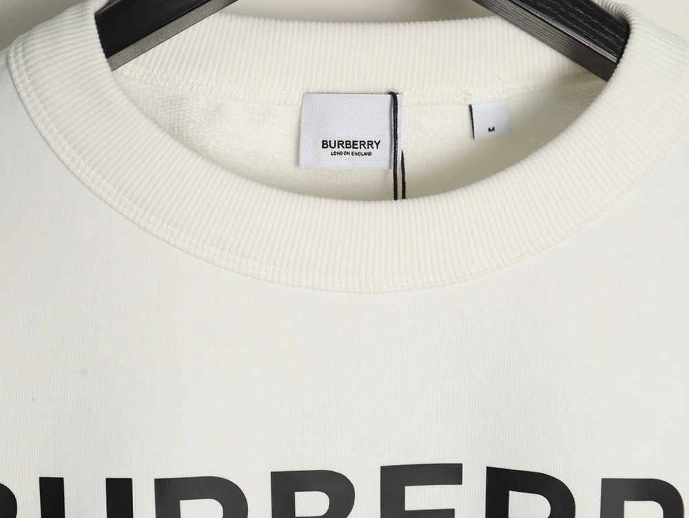 Burberry classic letter print crew neck sweatshirt
