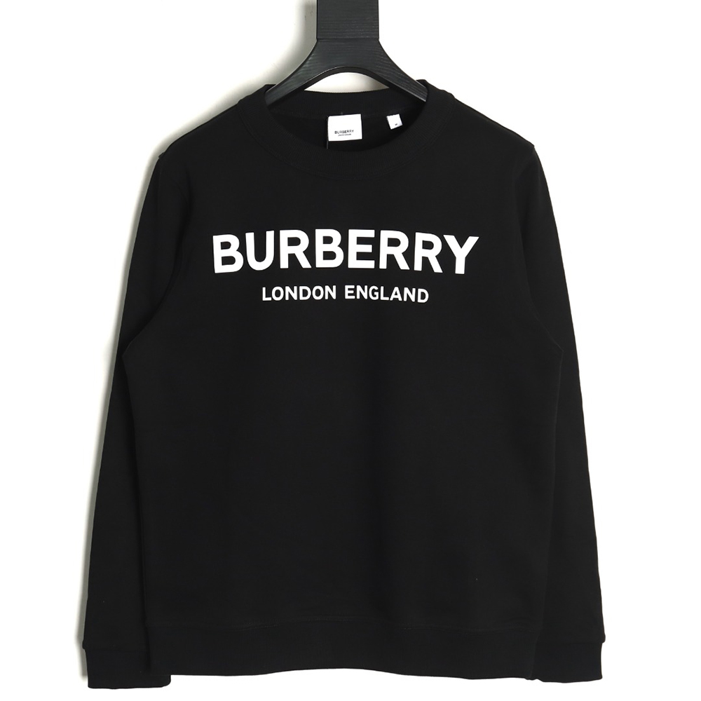 Burberry classic letter print crew neck sweatshirt tsk1