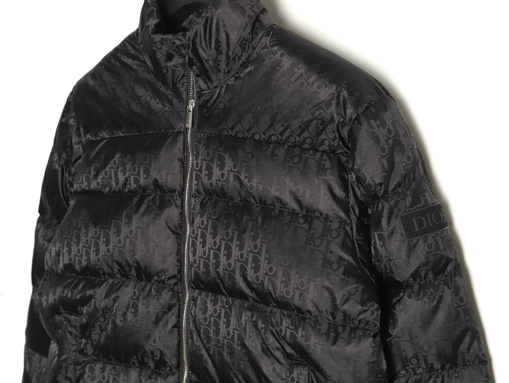 Dior full print dark pattern old flower down jacket TSK1